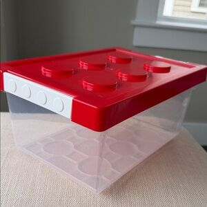 Lego Bricks Storage Box 10x7x5 inches